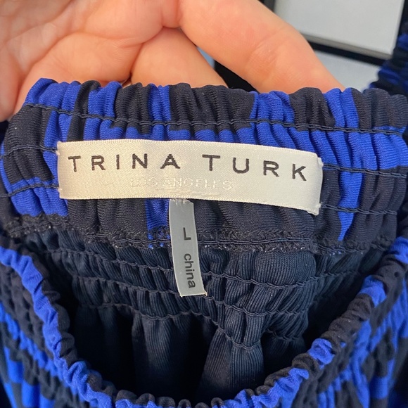 Trina Turk Strapless Modern Print Easy Dress! - Picture 5 of 6